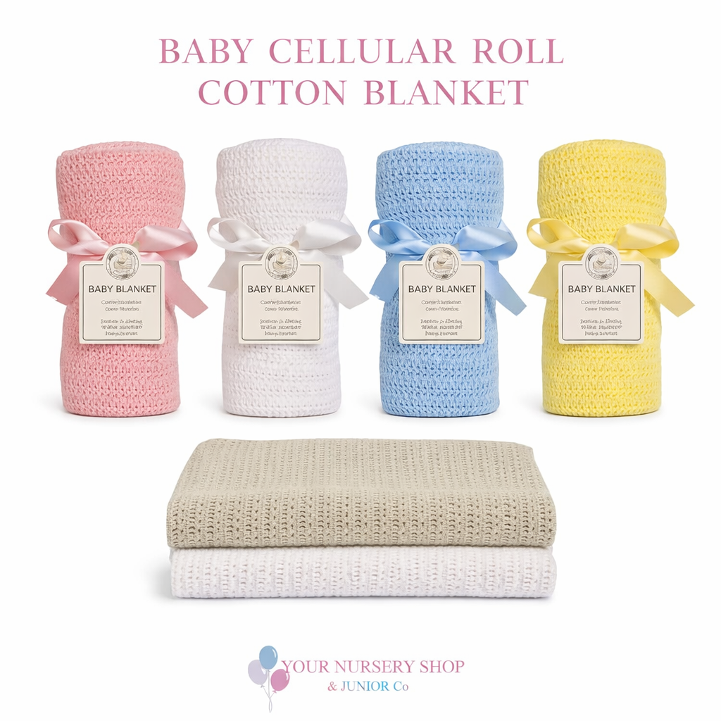 Baby Cellular Roll Cotton Blanket 1 Baby Cellular Roll Cotton Blanket