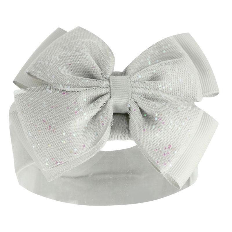 Baby Bow Glitter Headband NB-12m 8 GREY GLITTER HEADBAND