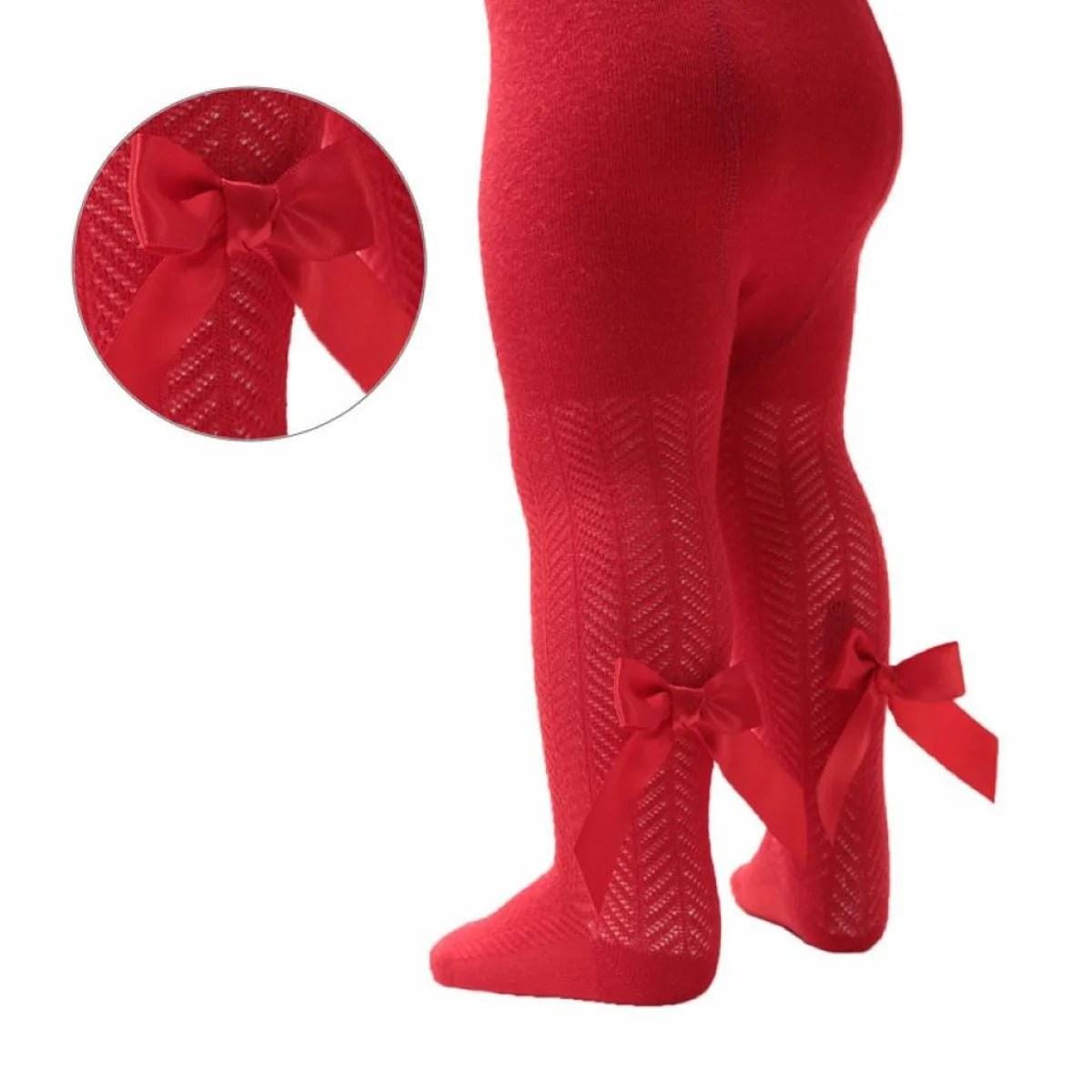 Baby Girl Bow Tights NB-24M 7 Baby Girl Bow Tights NB-24M — gallery image 7