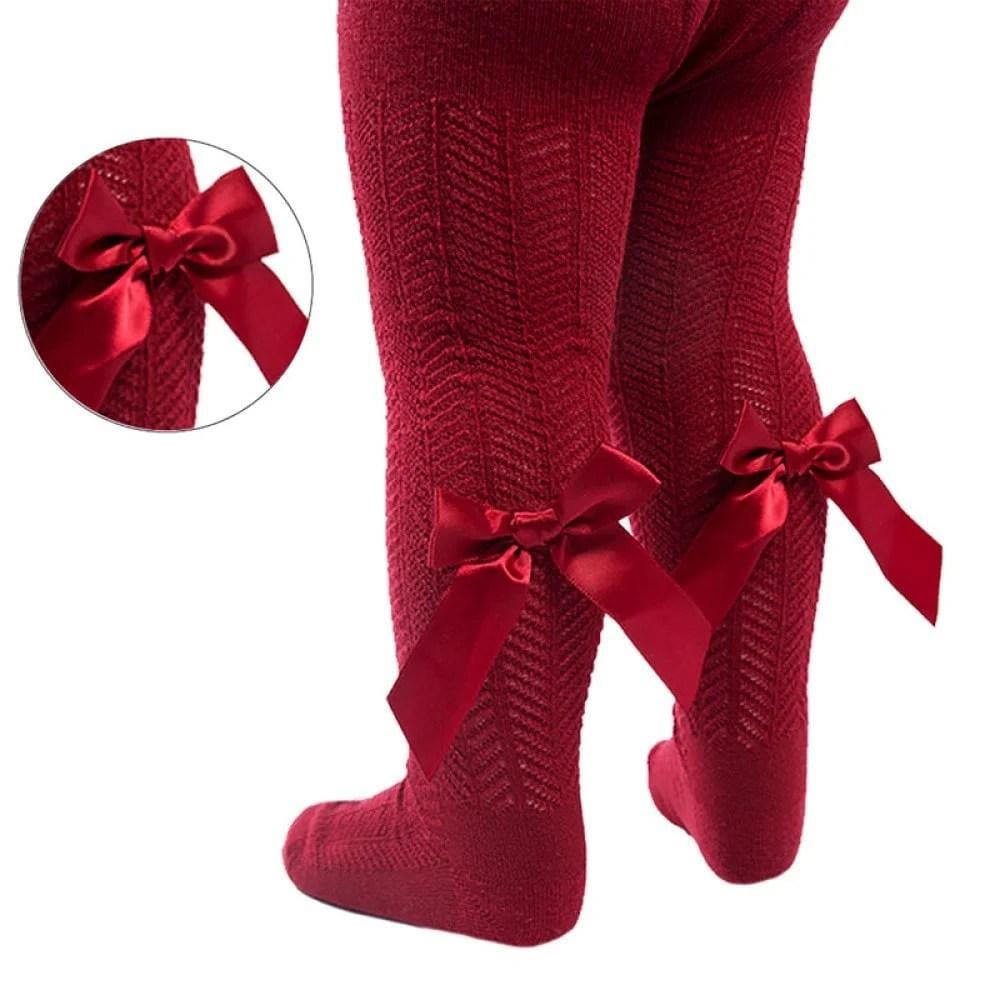 Baby Girl Bow Tights NB-24M 10 Baby Girl Bow Tights NB-24M — gallery image 10