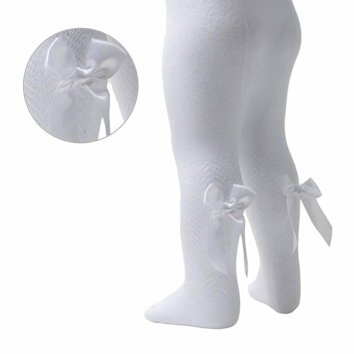 Baby Girl Bow Tights NB-24M 6 Baby Girl Bow Tights NB-24M — gallery image 6