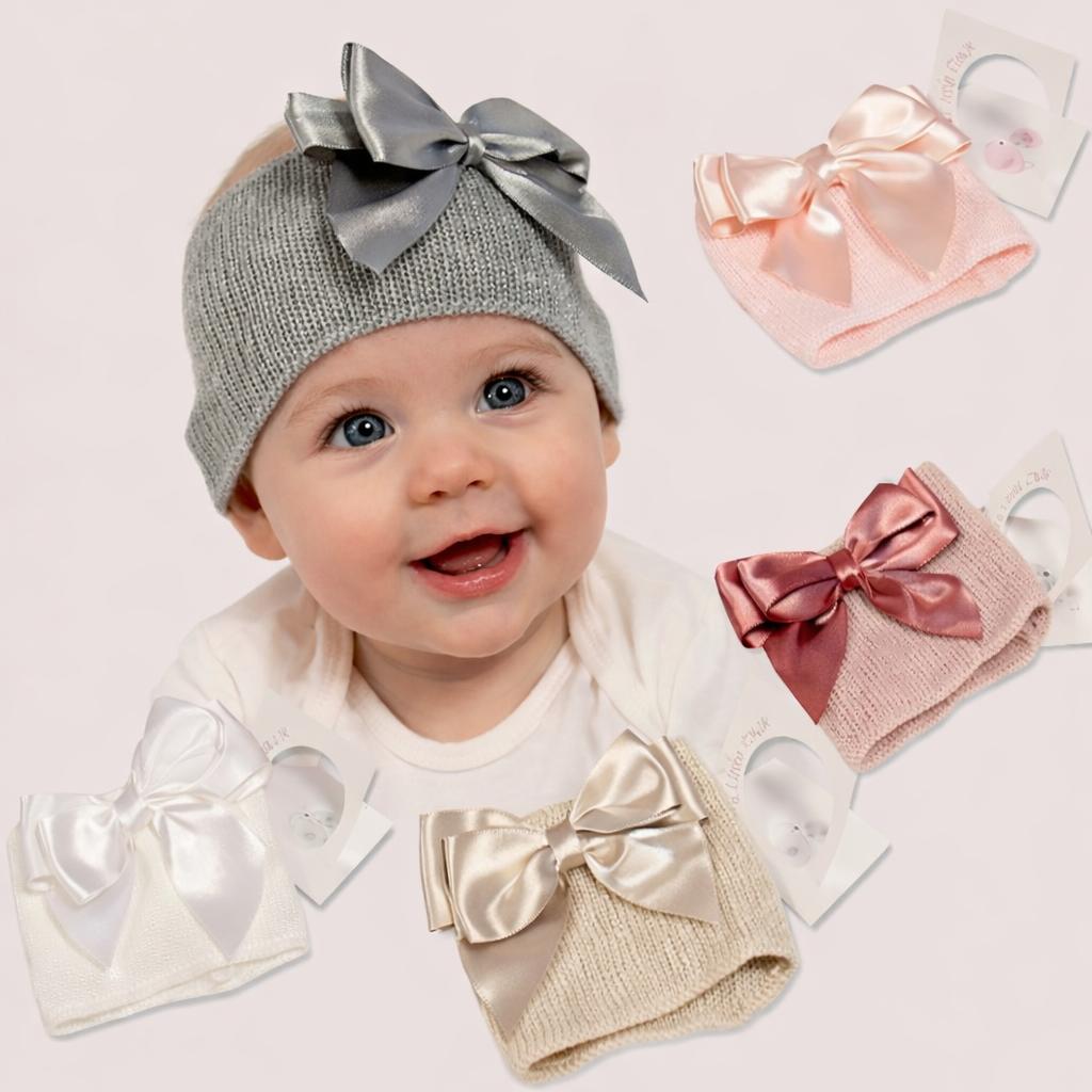 Baby Headband with Bow - 5 Colours 1 Baby Headband with Bow