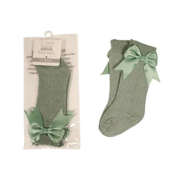 Knee Length Baby Socks with Bow - Nursery Time 11 Knee Length Baby Socks with Bow – Nursery Time — gallery image 11