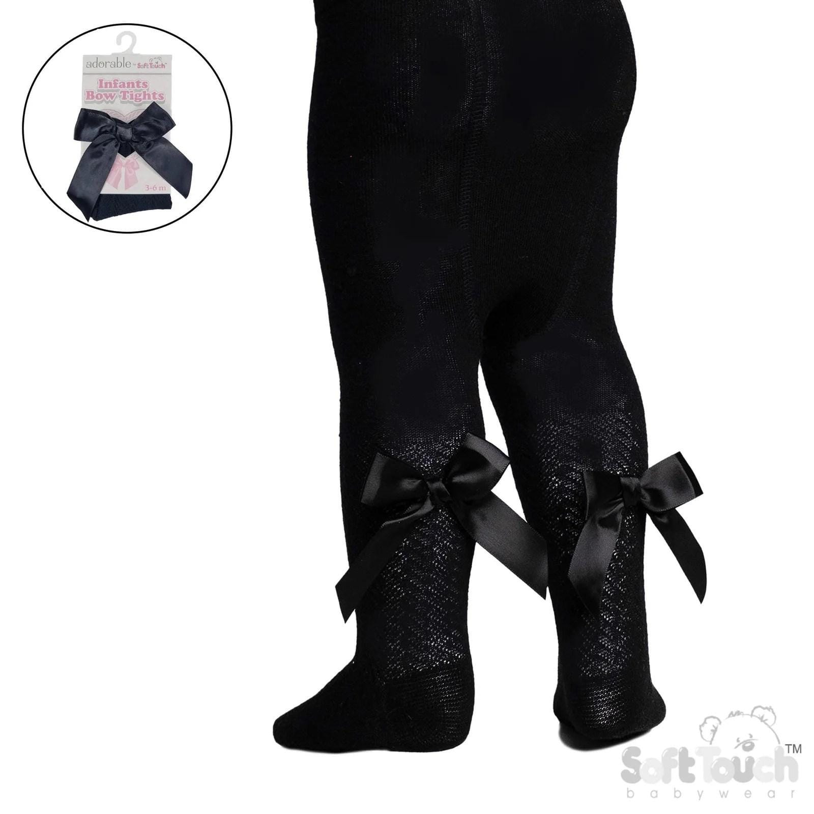 Baby Girl Bow Tights NB-24M 4 Baby Girl Bow Tights NB-24M — gallery image 4