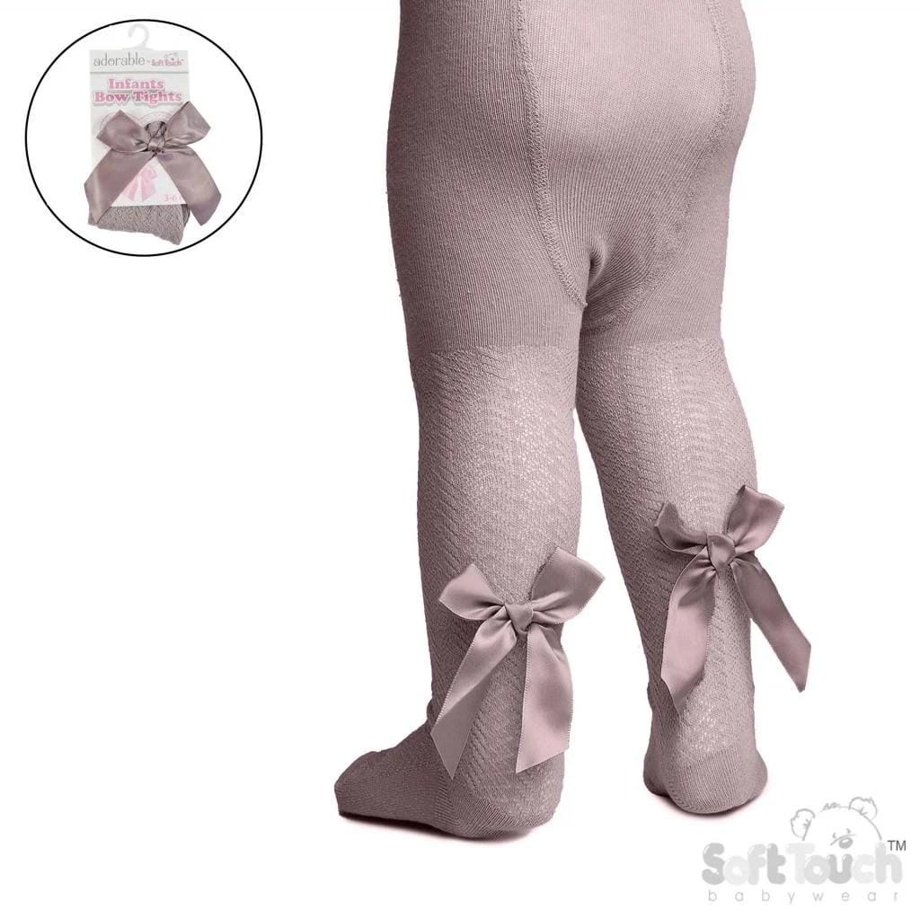 Baby Girl Bow Tights NB-24M 3 Baby Girl Bow Tights NB-24M — gallery image 3