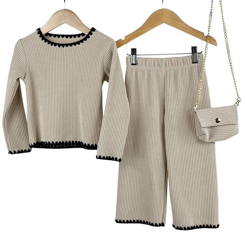 Ribbed Co-Ord Set 5 Beige co-ord set