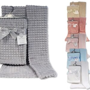 Baby Jacquard Wrap - Squares