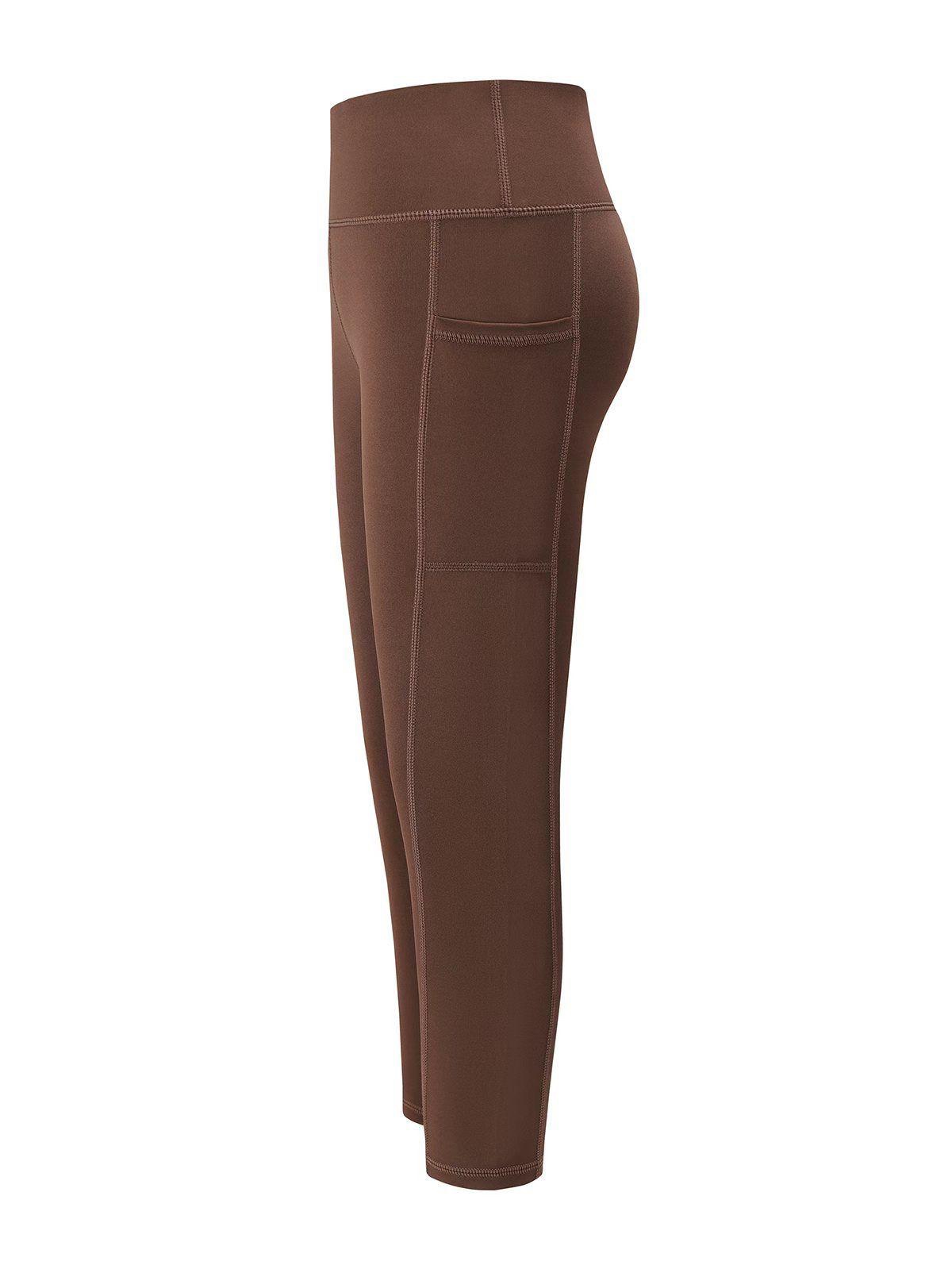 Girls Activewear Leggings 6 Coffee Leggings