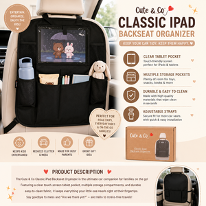 Ipad/Tablet Car Backseat Organiser
