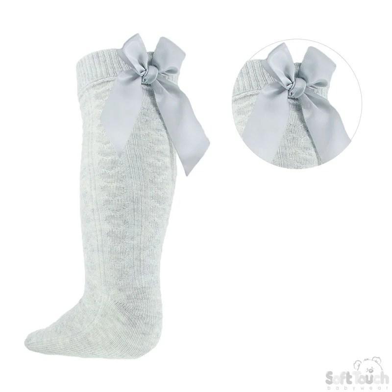 Ribbon Bow Knee High Socks (2-6 Years) 3 Ribbon Bow Knee High Socks (2-6 Years) — gallery image 3