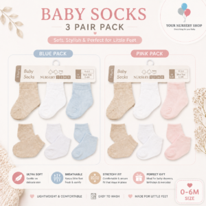 Plain Baby Socks