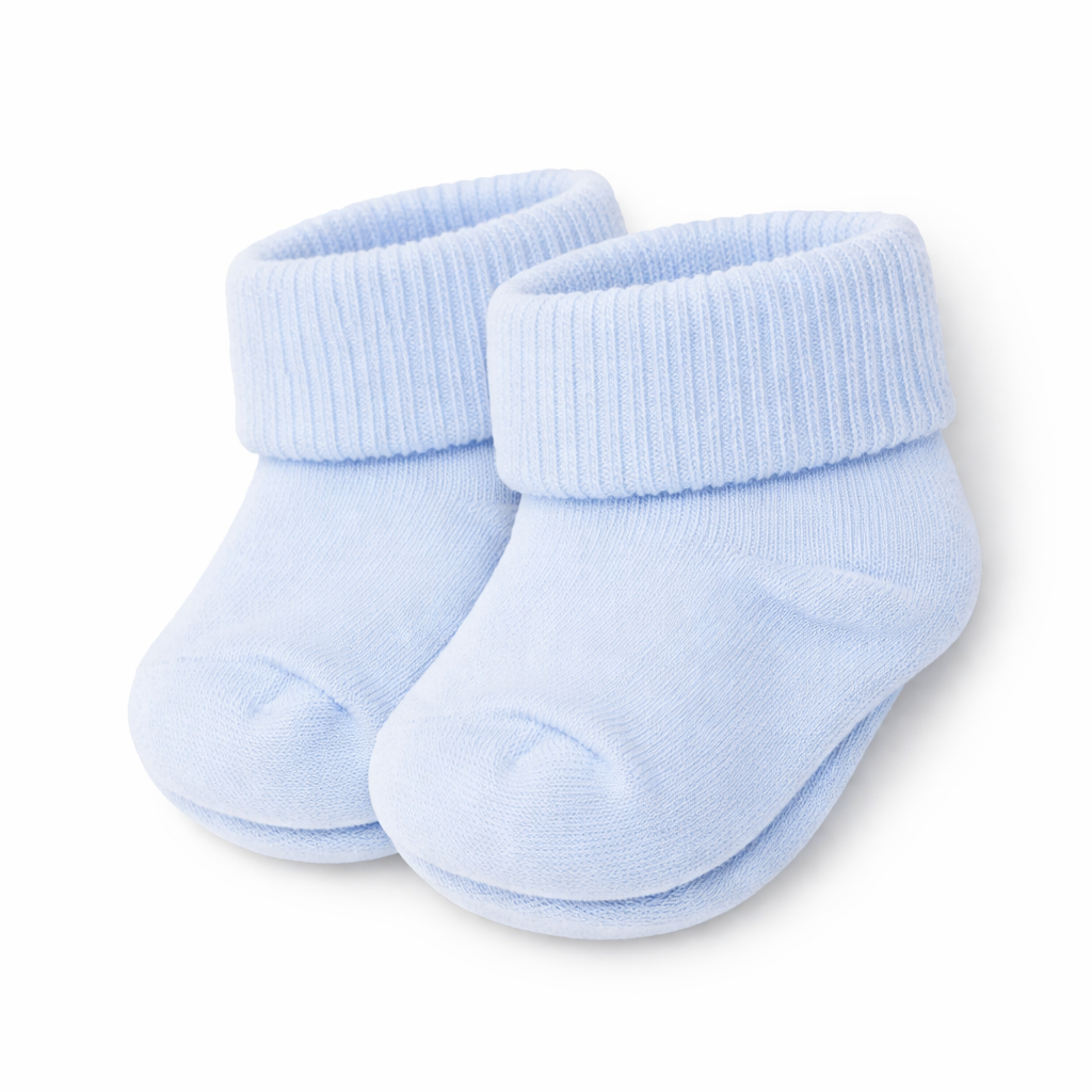 Baby Roll Over Socks 3 blue roll over socks