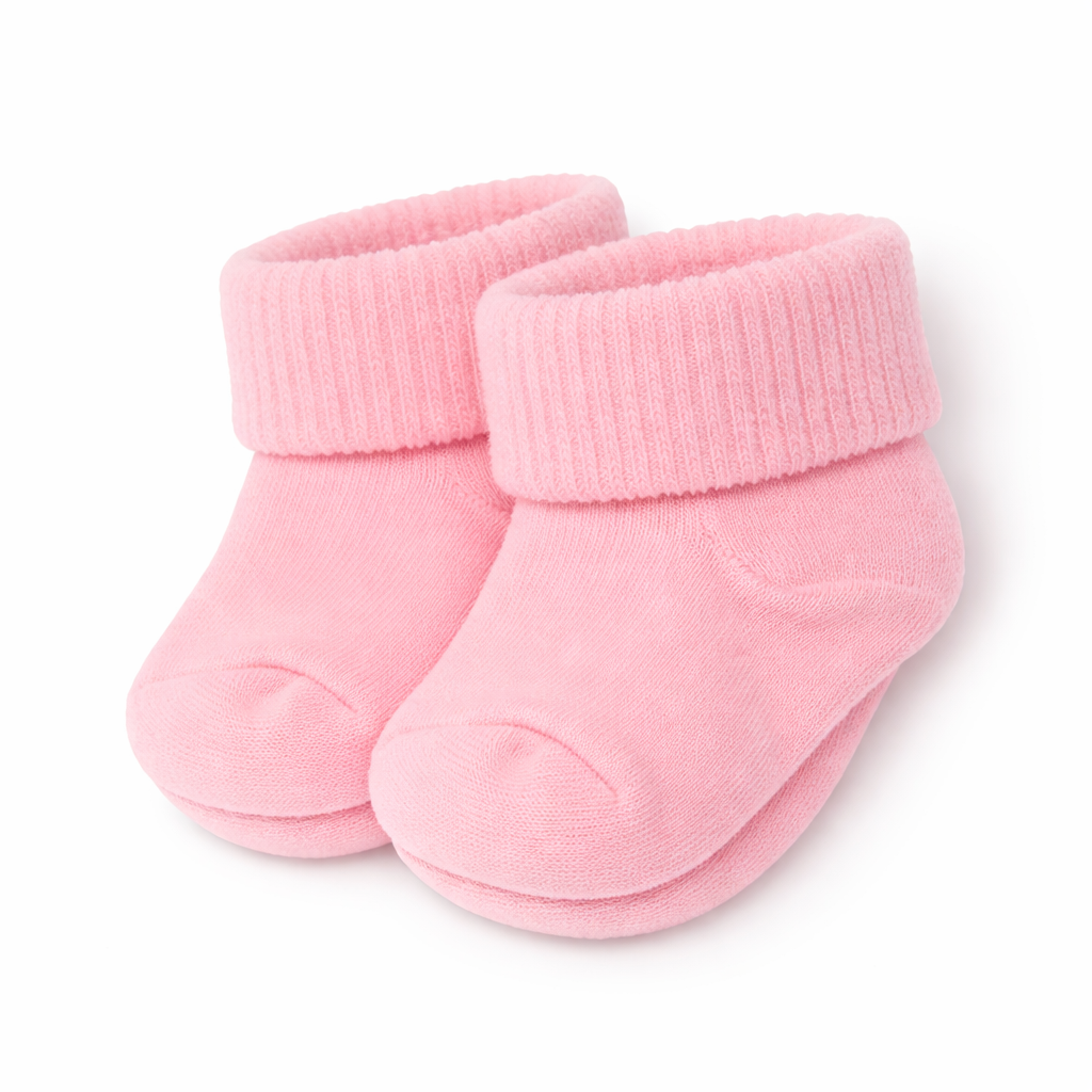 Baby Roll Over Socks 2 pink roll over socks