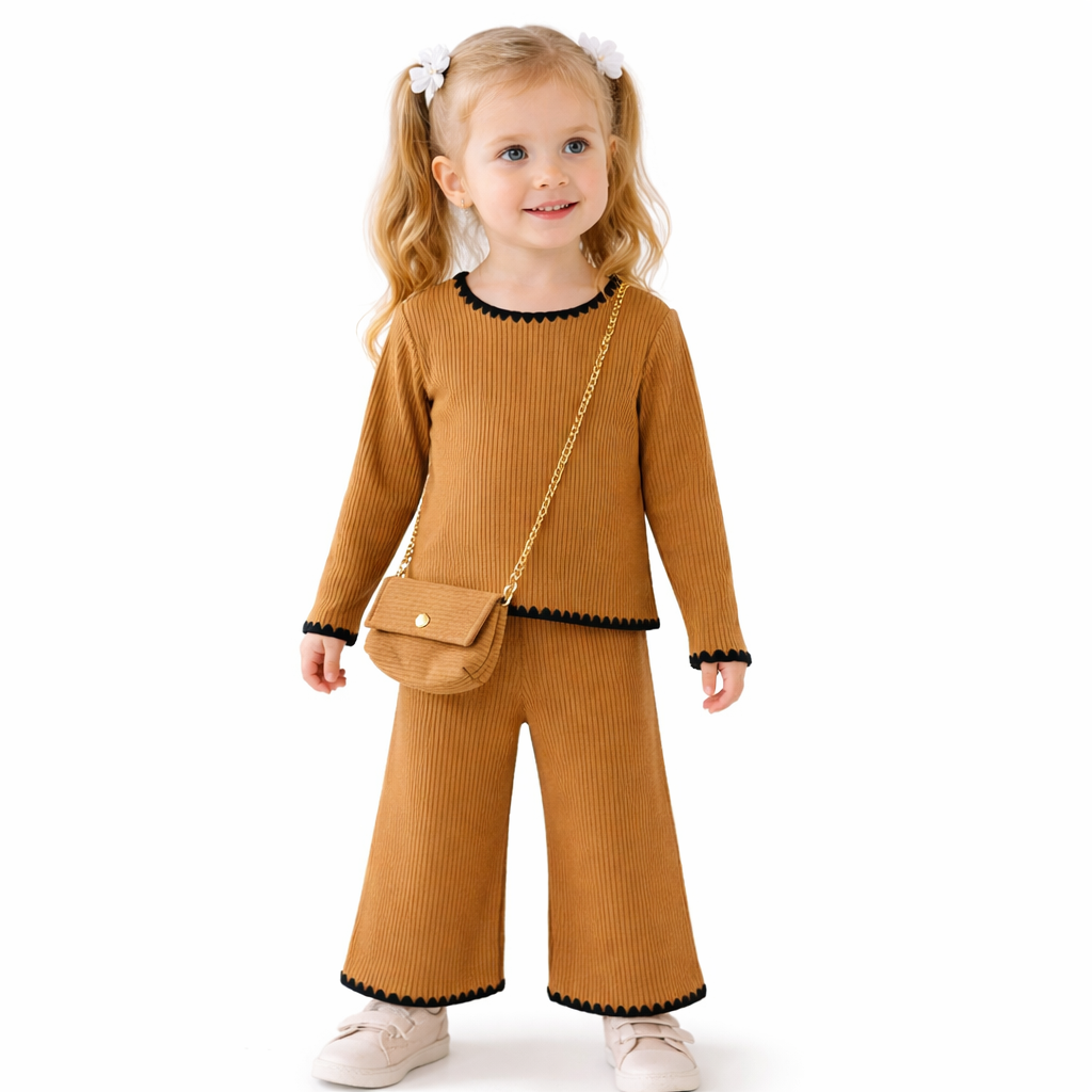 Ribbed Co-Ord Set 6 baby Girl coord set