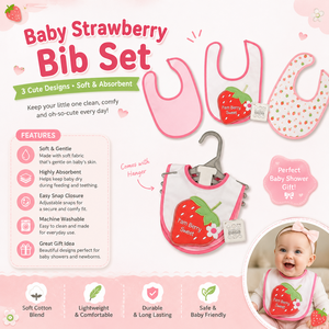 Strawberry Bibs