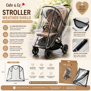 Baby Stroller/ Pram Weather Shield