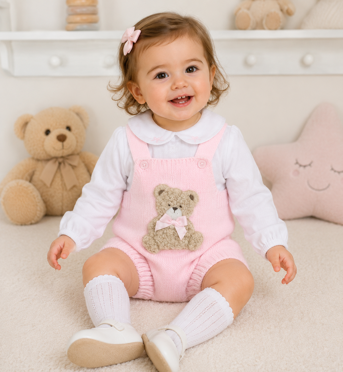 Baby Girls Clothing 26 Pink romper from the newborn girl gift bundle