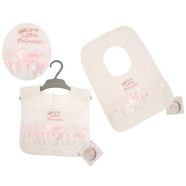 Baby Pop-Over Bibs Little Prince/Princess 3 Baby Pop-Over Bibs Little Prince/Princess — gallery image 3