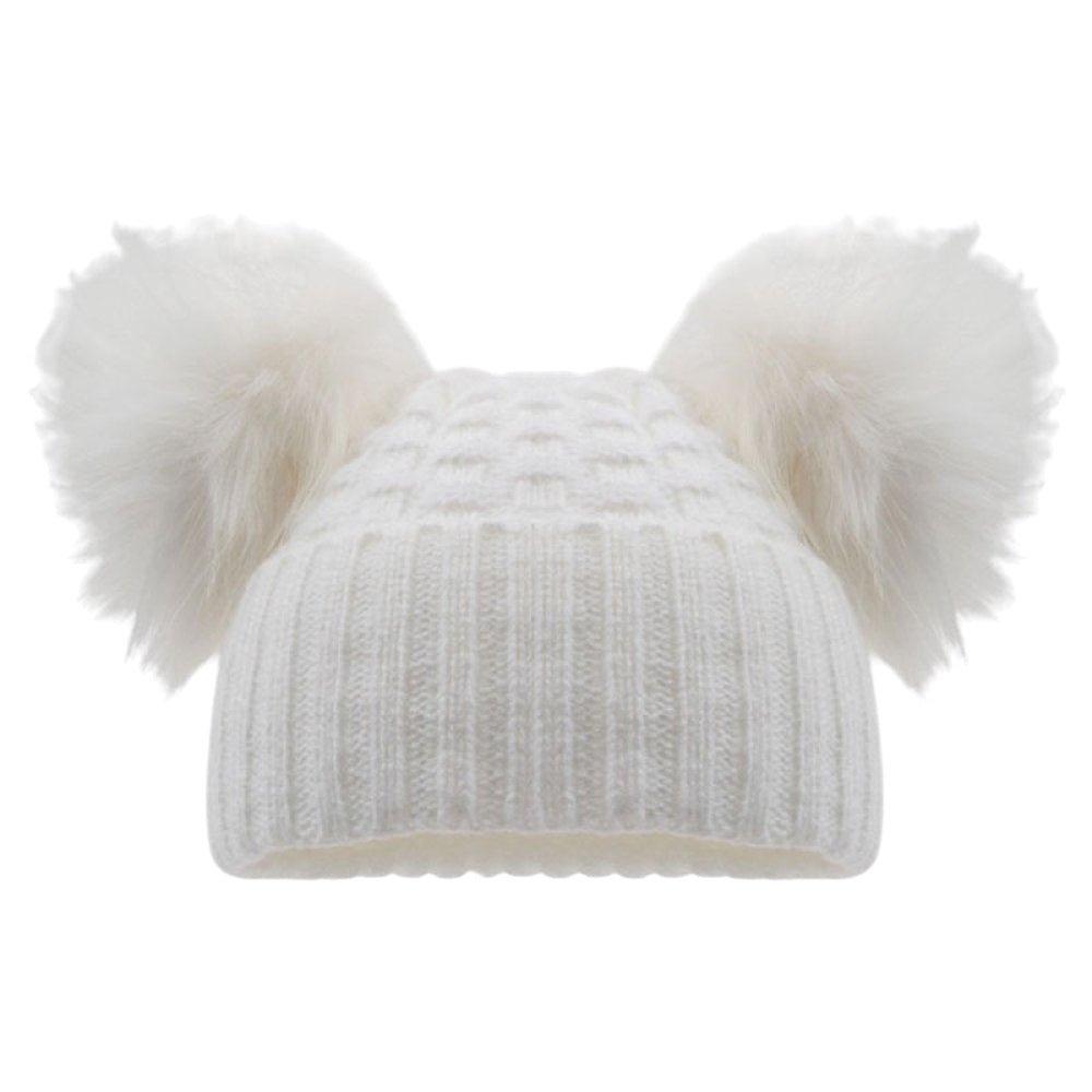 Checked Pompom Hats NB-12m 7 Checked Pompom Hats NB-12m — gallery image 7