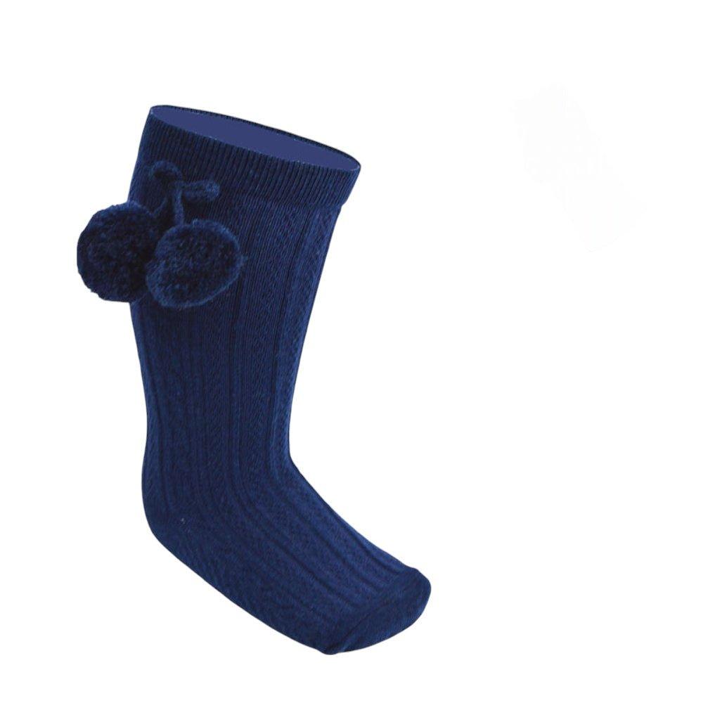 Knee High Pom Pom Socks 0-24M 13 Knee High Pom Pom Socks 0-24M — gallery image 13