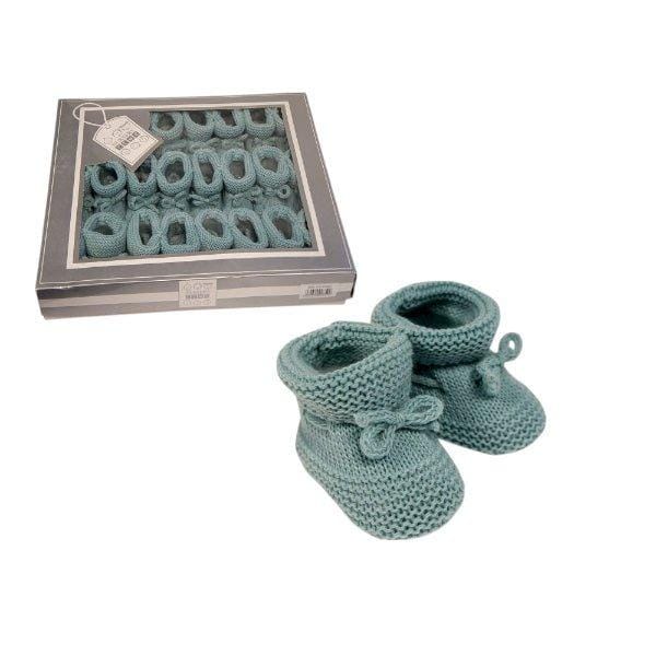 Knitted Baby Booties Tie-up 6 Knitted Baby Booties Tie-up — gallery image 6