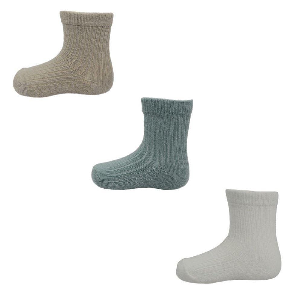 Ribbed Socks 3 Pack NB - 12m Boys/Girls 4 Ribbed Socks 3 Pack NB – 12m Boys/Girls — gallery image 4