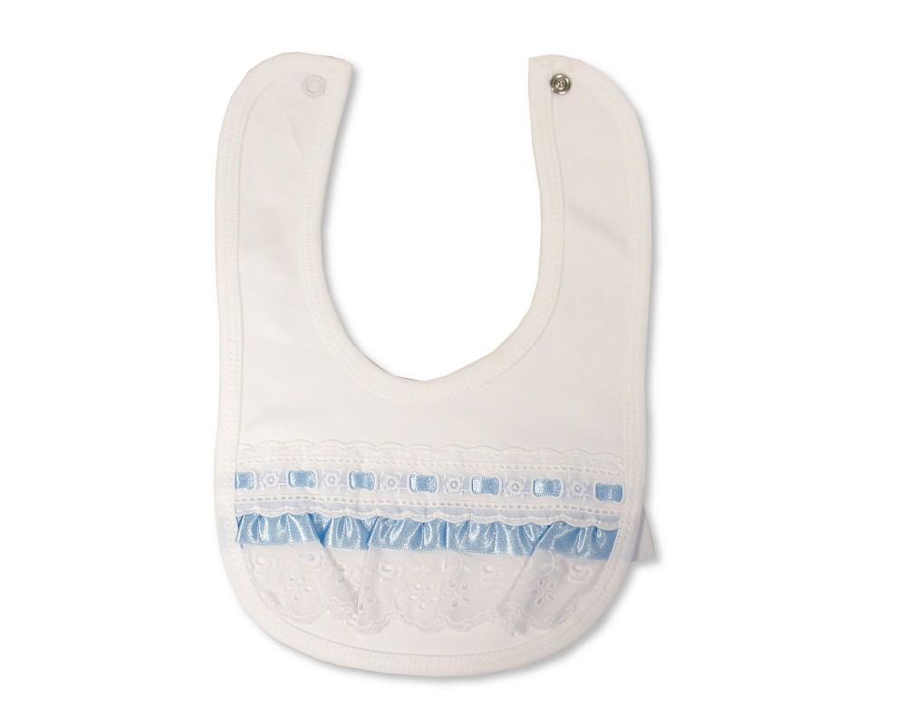Baby Lace Bibs with Popper - Multiple Colours 5 Baby Lace Bibs with Popper – Multiple Colours — gallery image 5