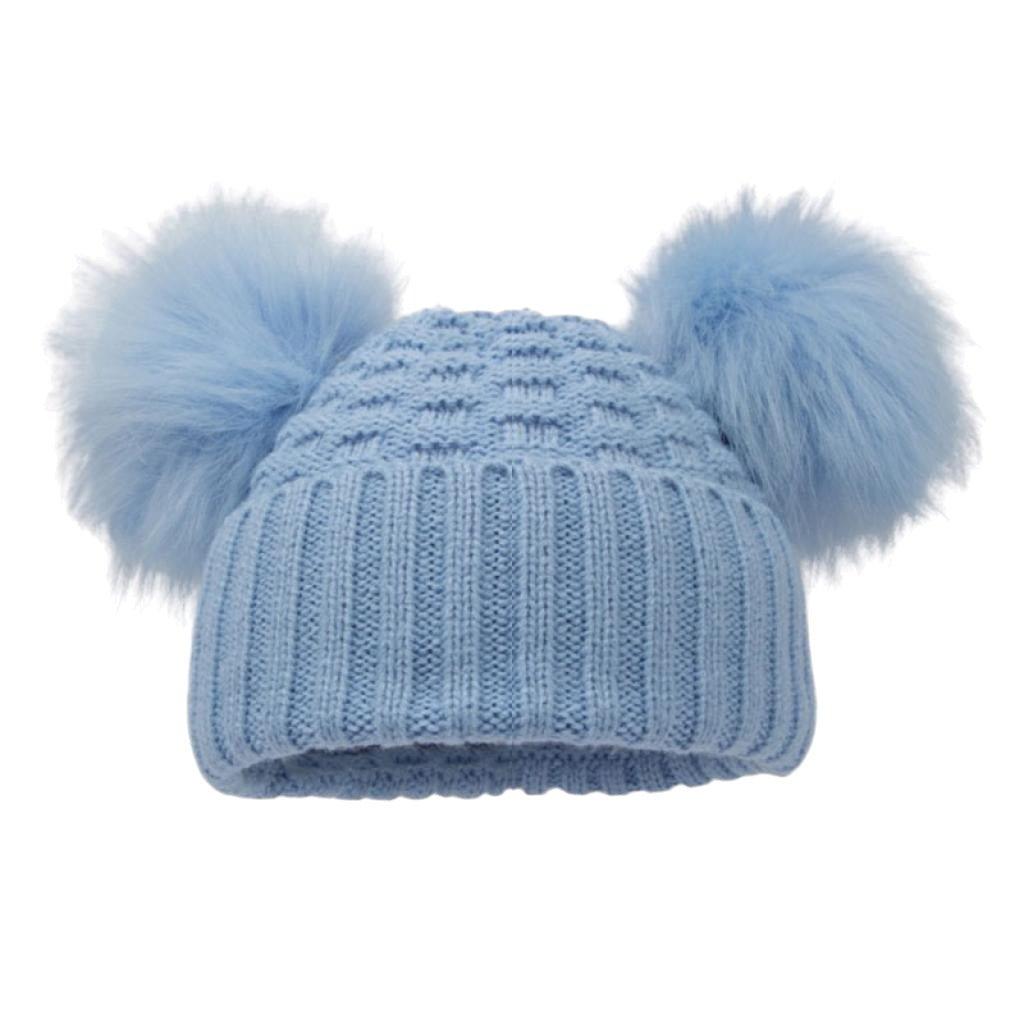 Checked Pompom Hats NB-12m 6 Checked Pompom Hats NB-12m — gallery image 6